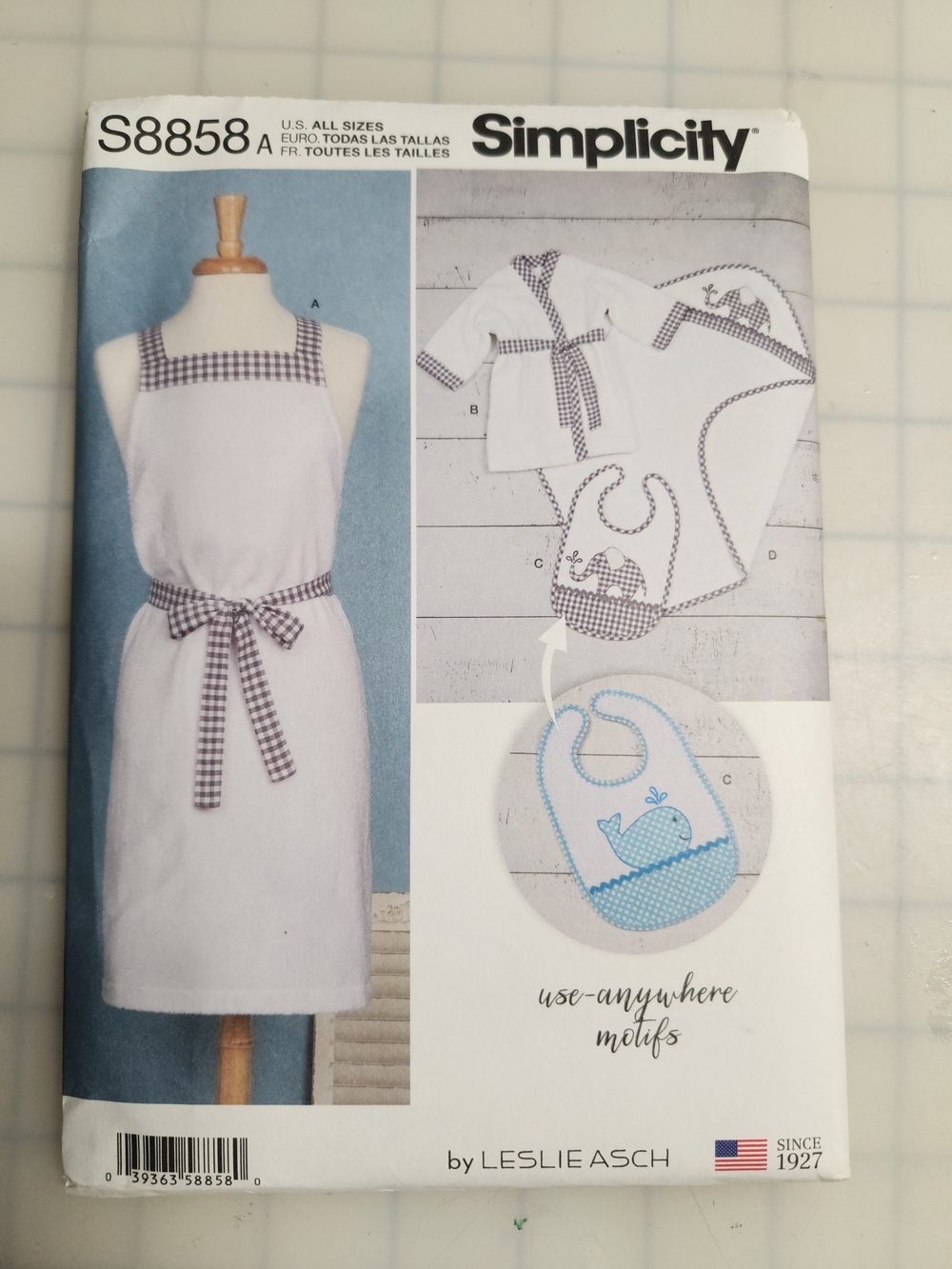 Simplicity Bath Time Accessories Pattern S8858